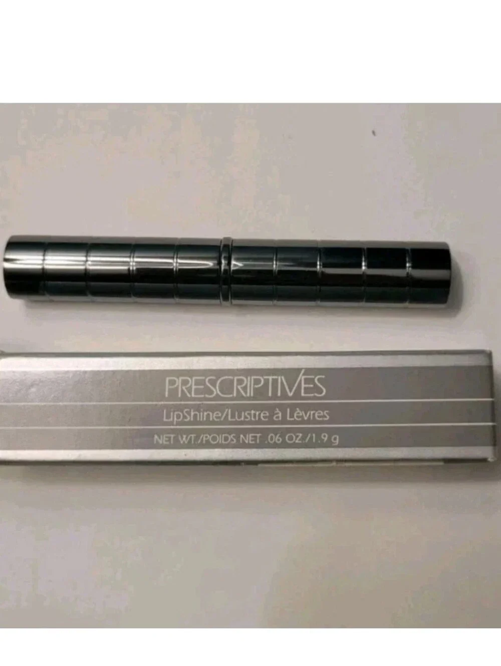 New Retired Perscriptives Lip Shine Estee Lauder Black Cherry 10 Plum Burgundy
